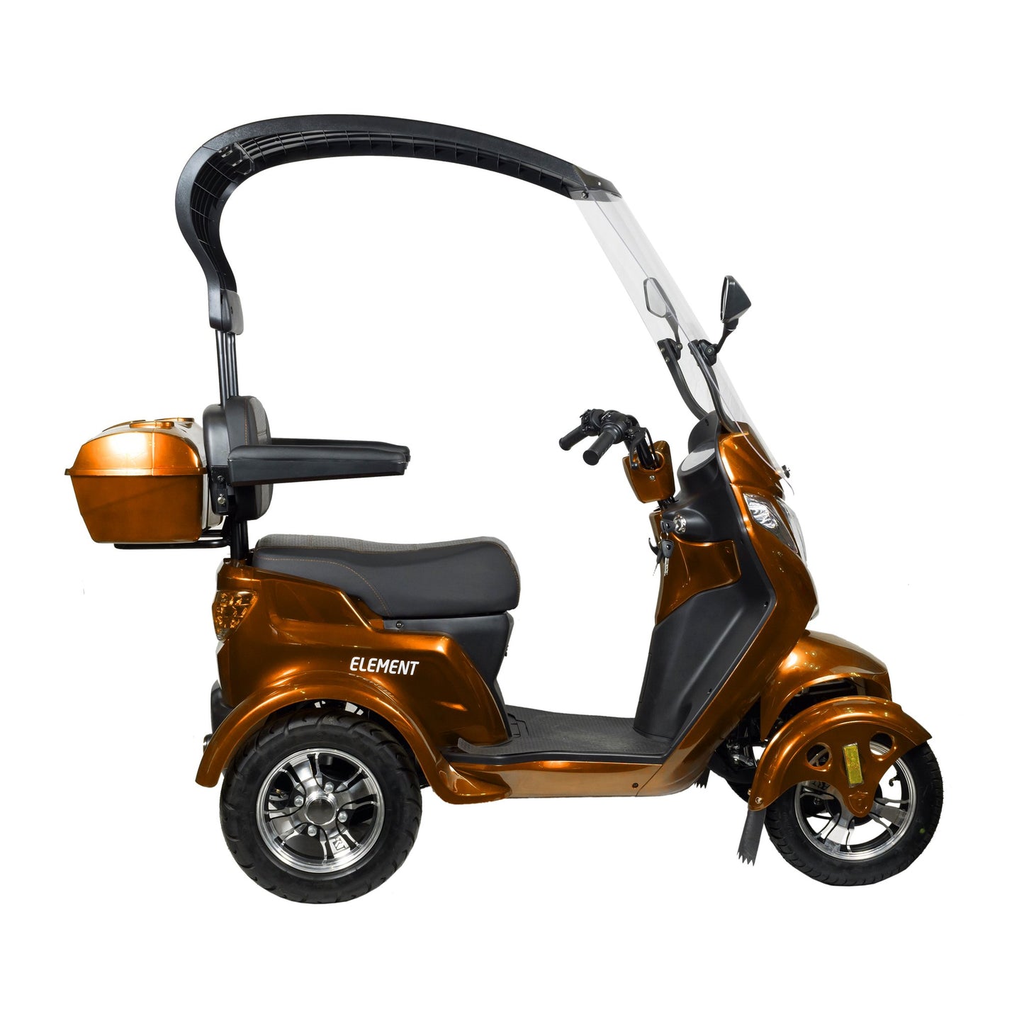 GIO - Element 4-wheeled Mobility Scooter w Windshield and Roof - GIO