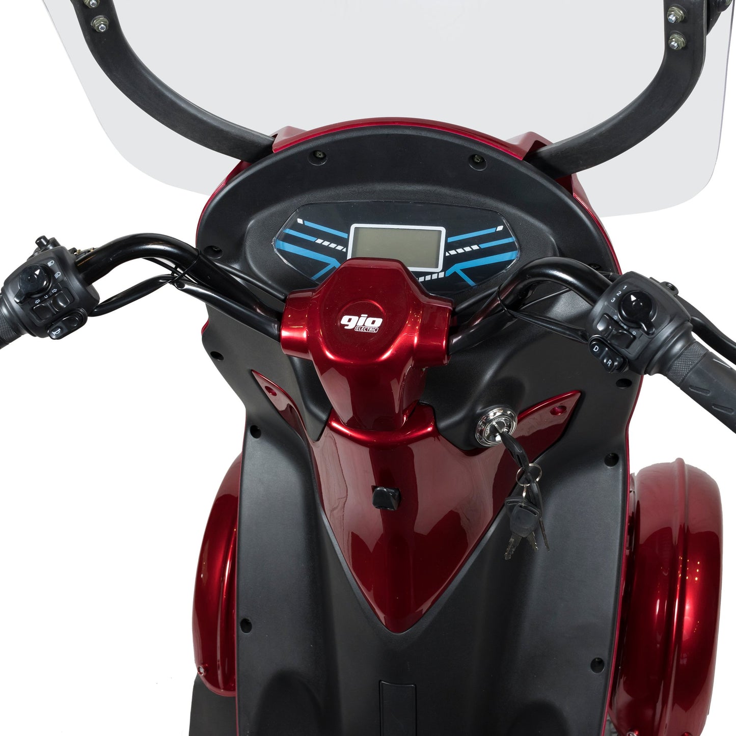 GIO - Element 4-wheeled Mobility Scooter w Windshield and Roof - GIO