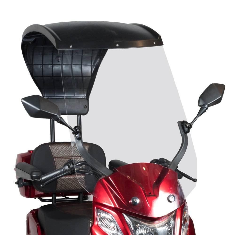 GIO - Element 4-wheeled Mobility Scooter w Windshield and Roof - GIO