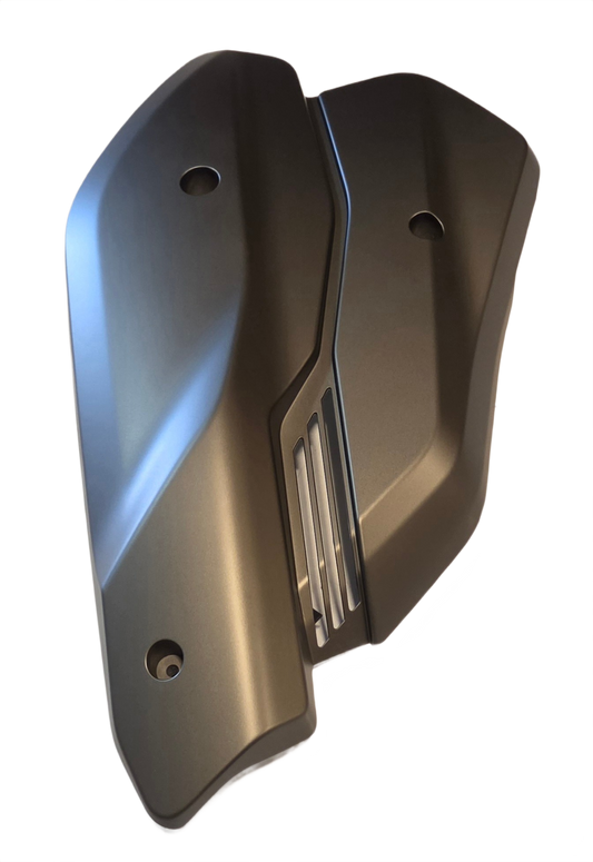 Crown Matte Black Right fork guard plate