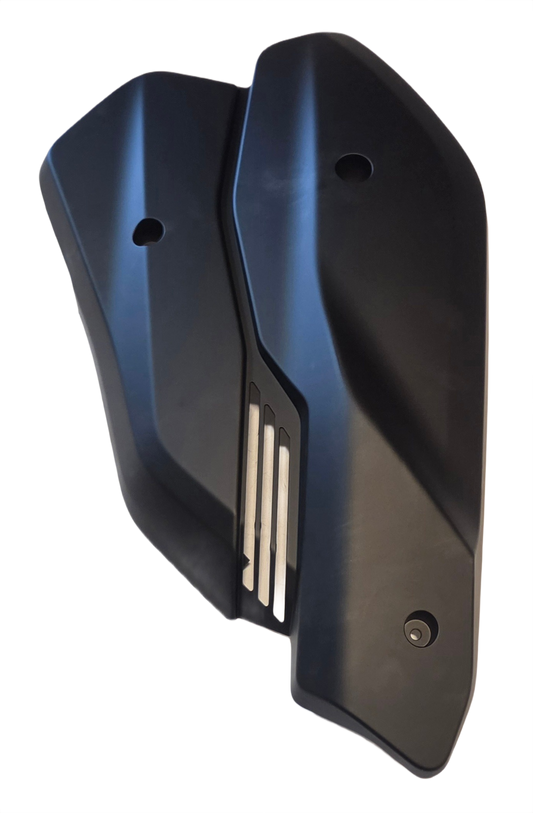 Crown Matte Warrior Grey Left fork guard plate