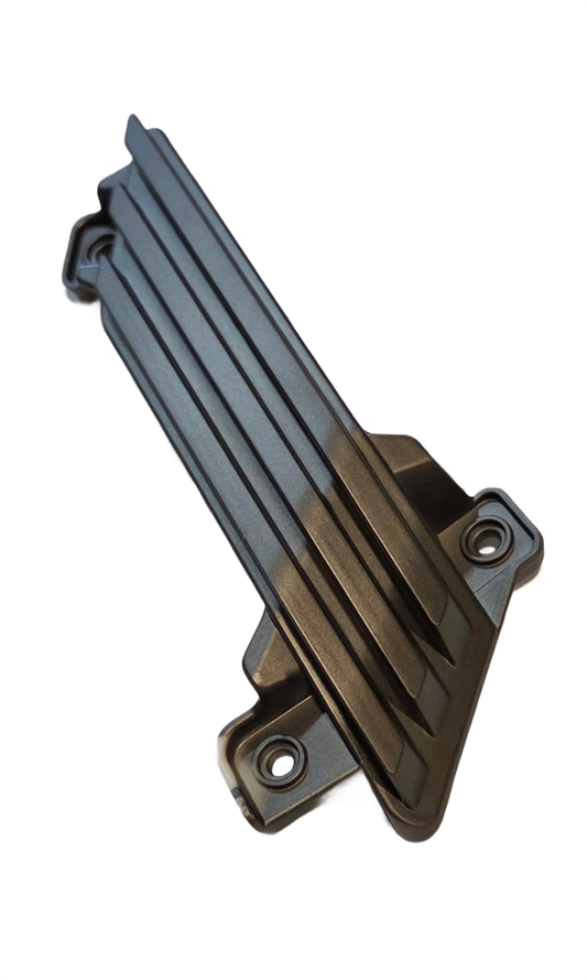 Crown Matte Warrior Grey Right fork guard decorative piece