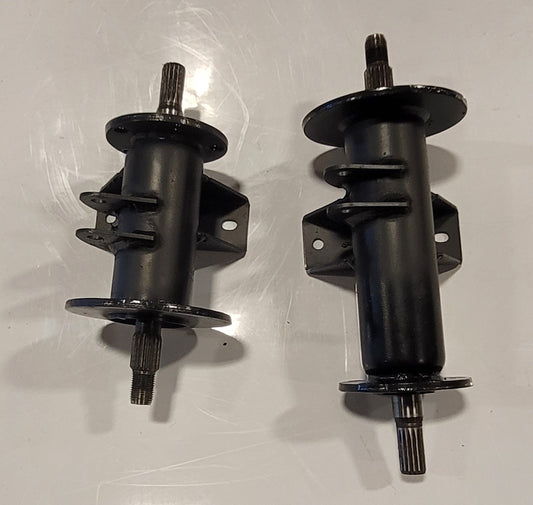Split rear axle