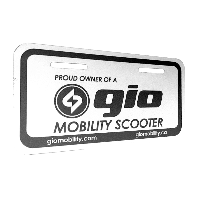 GIO Mobility Scooter Novelty Plate