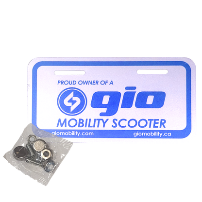 GIO Mobility Scooter Novelty Plate