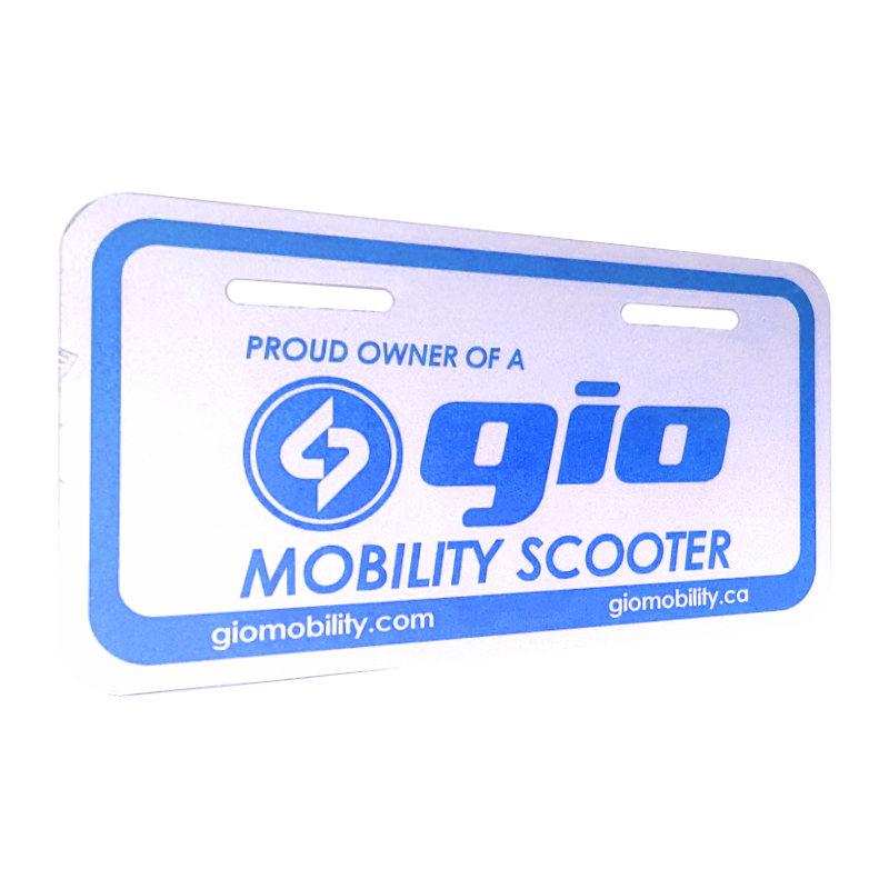 GIO Mobility Scooter Novelty Plate