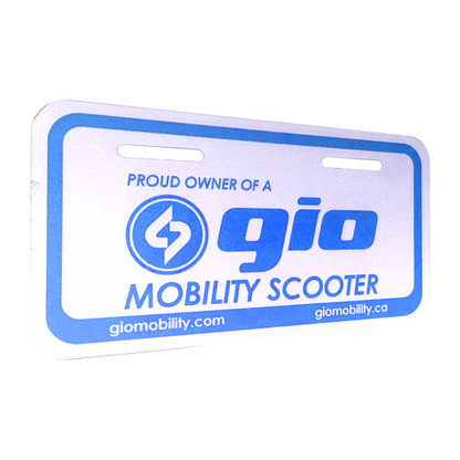 GIO Mobility Scooter Novelty Plate