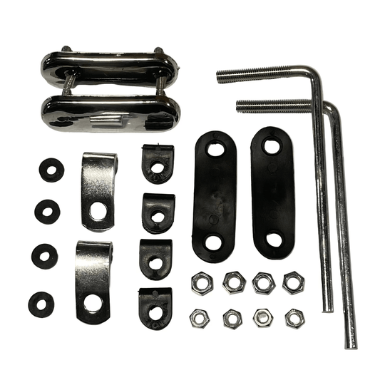 Hardware kit for windshield