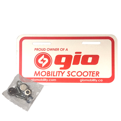 GIO Mobility Scooter Novelty Plate