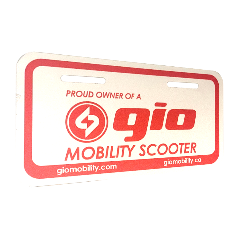 GIO Mobility Scooter Novelty Plate