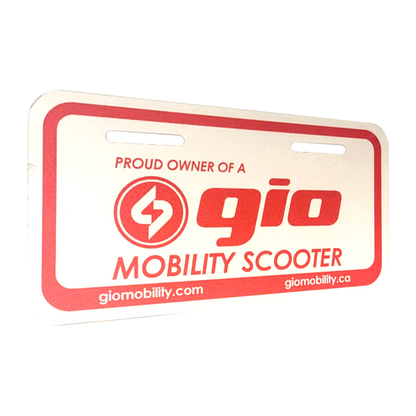 GIO Mobility Scooter Novelty Plate