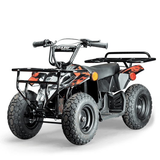 Rosso - eQuad R Kids Utility ATV - Inferno Red