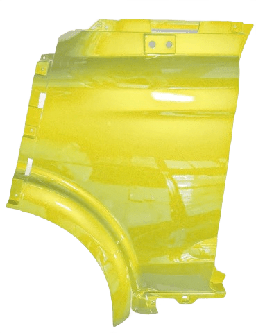 Yellow and Black Front Mirror Panel Right