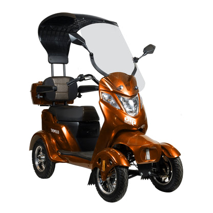 GIO - Element 4-wheeled Mobility Scooter w Windshield and Roof - GIO